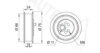 VW 026109243J Tensioner Pulley, timing belt